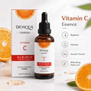 BIOAQUA Vitamin C serum 30ml with hydrating and brightening skincare features