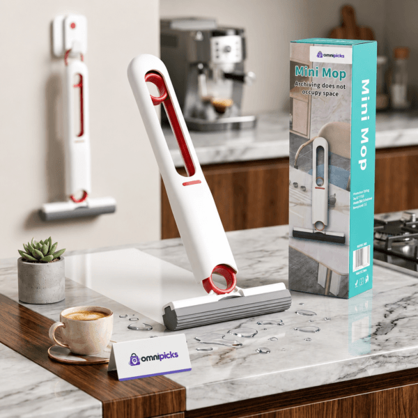 Mini Mop for Kitchen, Bathroom and Tabletop Cleaning