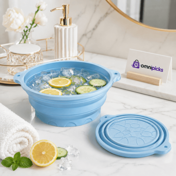 Foldable Silicone Ice Face Bowl for Cooling Skincare Routines