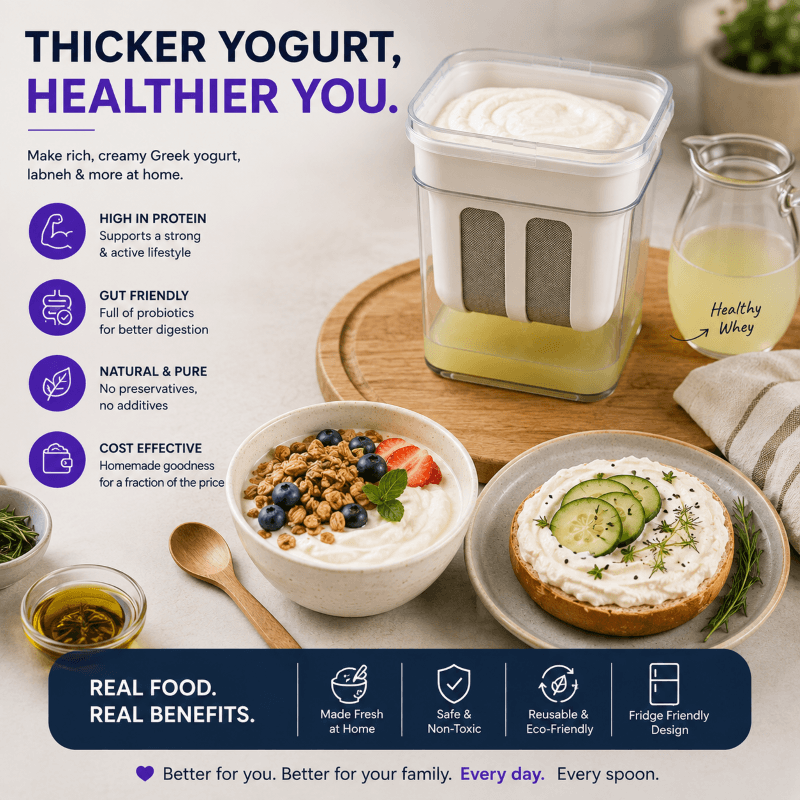 Greek Yogurt Strainer features and use