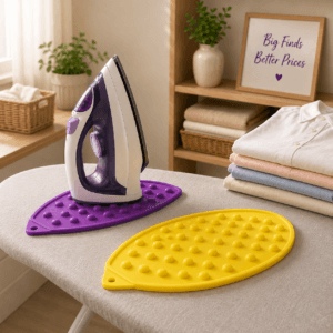 Silicone Iron Pad with Raised Grip Points for Easy Placement