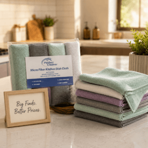Microfiber Kitchen Dish Cloth for Everyday Cleaning Tasks-Pack of 6